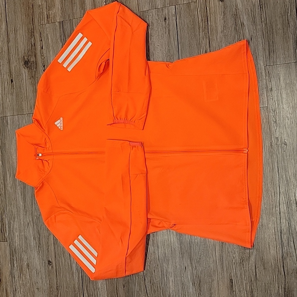 Adidas small fluorescent running jacket